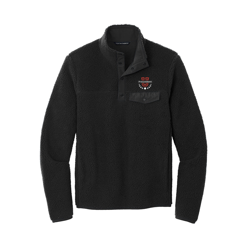 Procurement U - Port Authority Camp Fleece Snap Pullover
