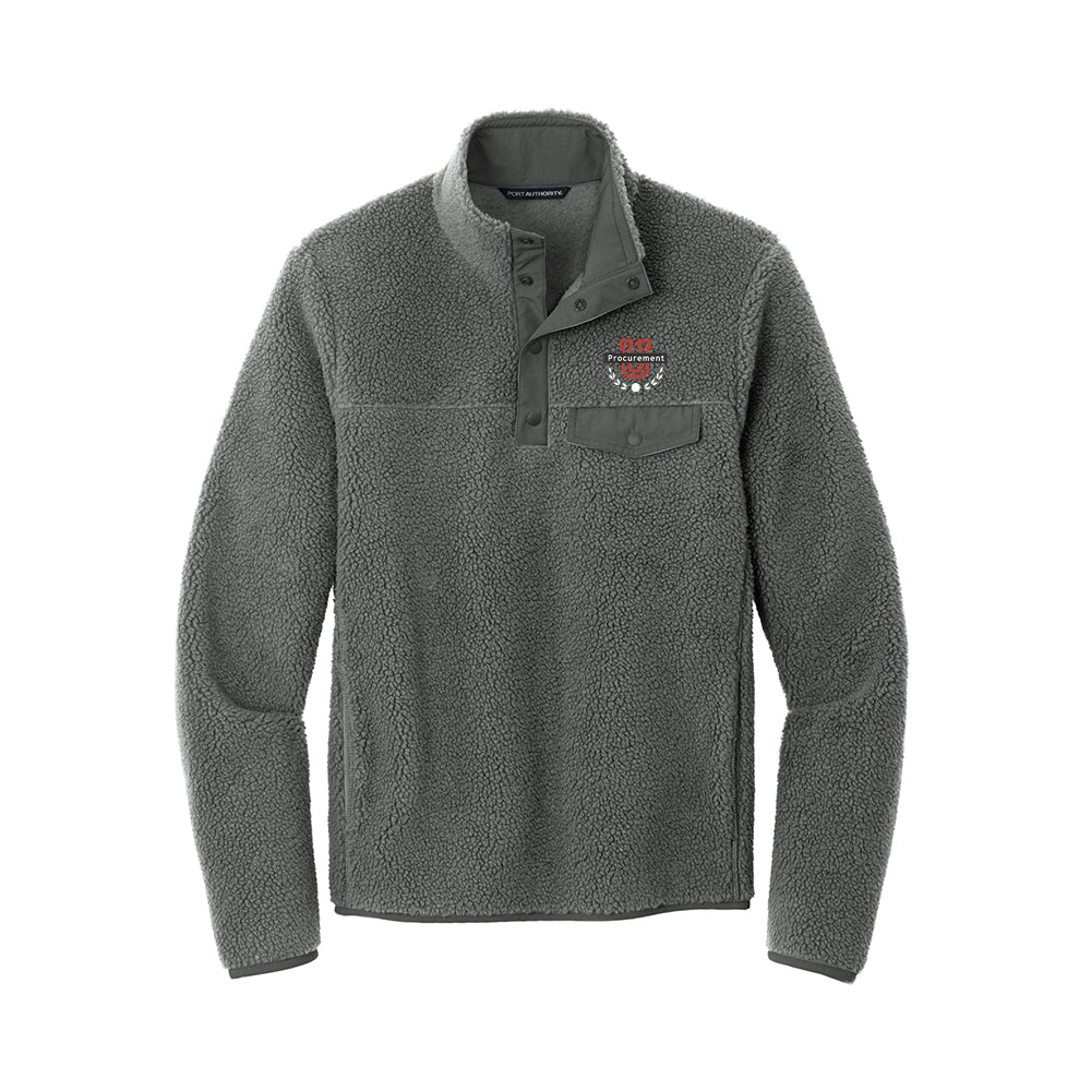 Procurement U - Port Authority Camp Fleece Snap Pullover