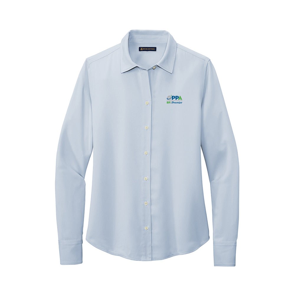 RFxP and PPA - Brooks Brothers Women's Full-Button Satin Blouse