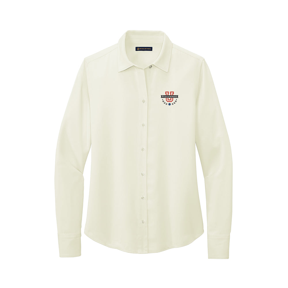 Procurement U - Brooks Brothers Women's Full-Button Satin Blouse