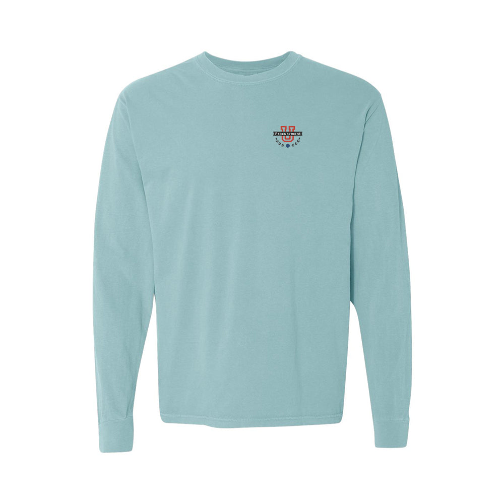 Procurement U - Comfort Colors Garment-Dyed Heavyweight Long Sleeve T-Shirt