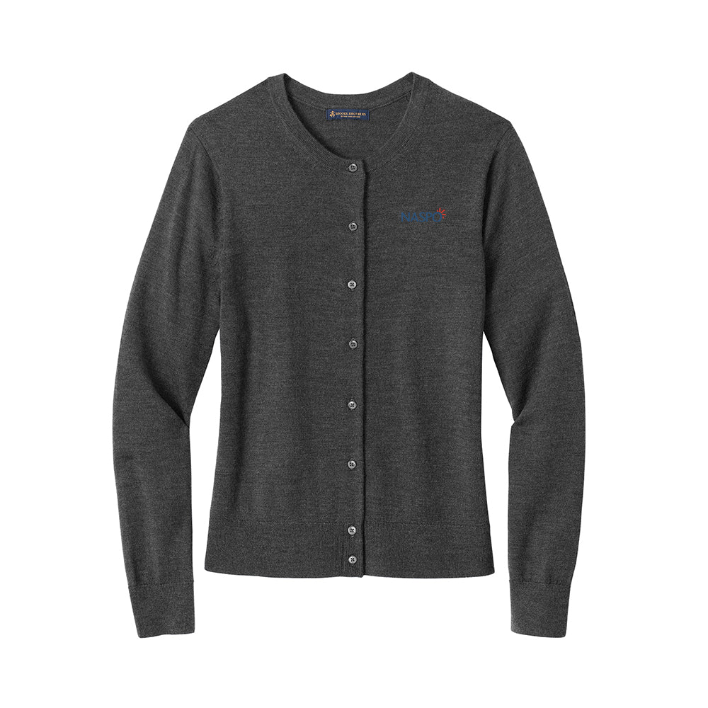 NASPO - Brooks Brothers Women's Washable Merino Cardigan Sweater