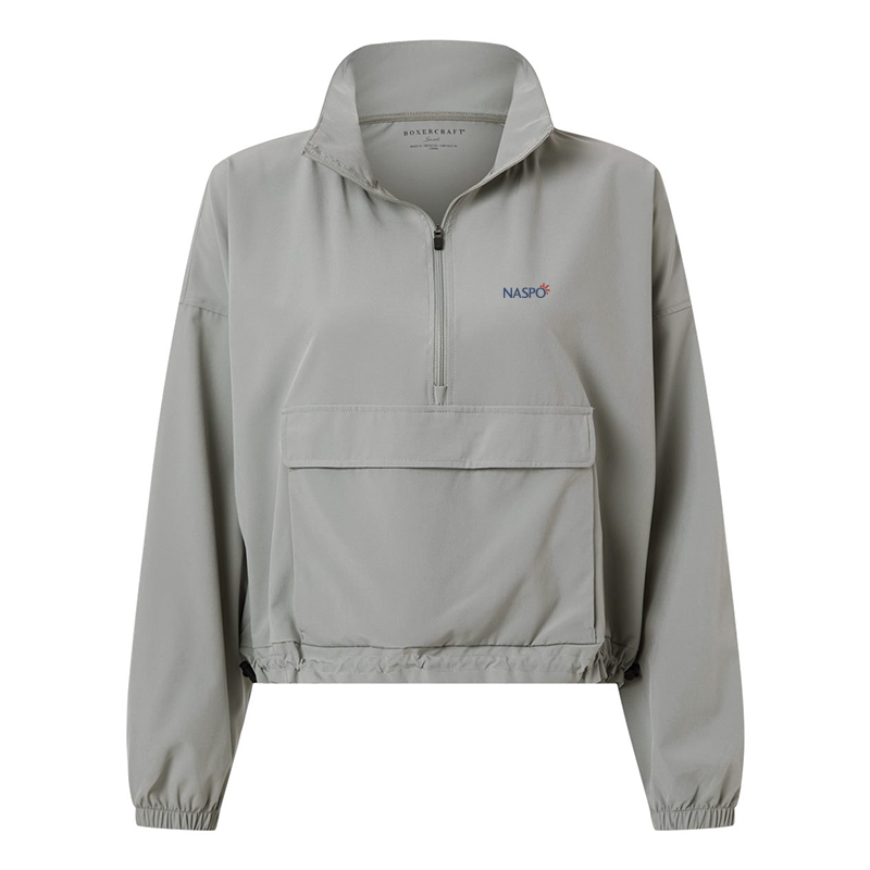 NASPO - Women's Stretch Woven Quarter-Zip Pullover