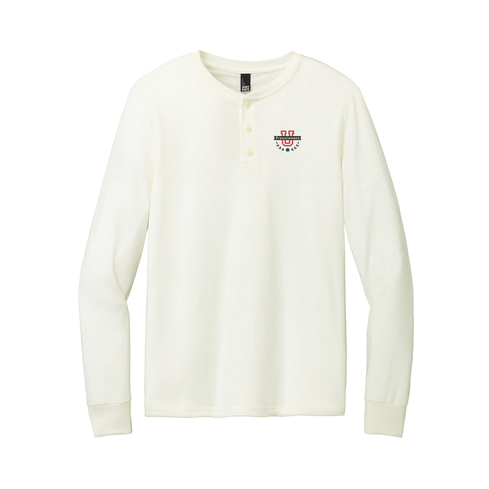 Procurement U - Men's Soft Touch Long Sleeve Henley
