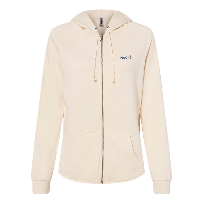 NASPO - Women's California Wave Wash Full-Zip Hooded Sweatshirt