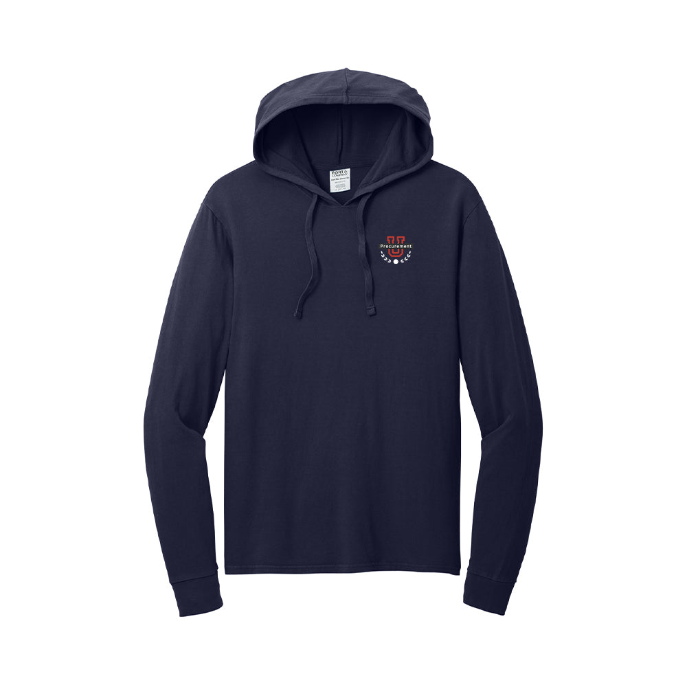 Procurement U - Port & Company Beach Wash Garment-Dyed Pullover Hooded Tee