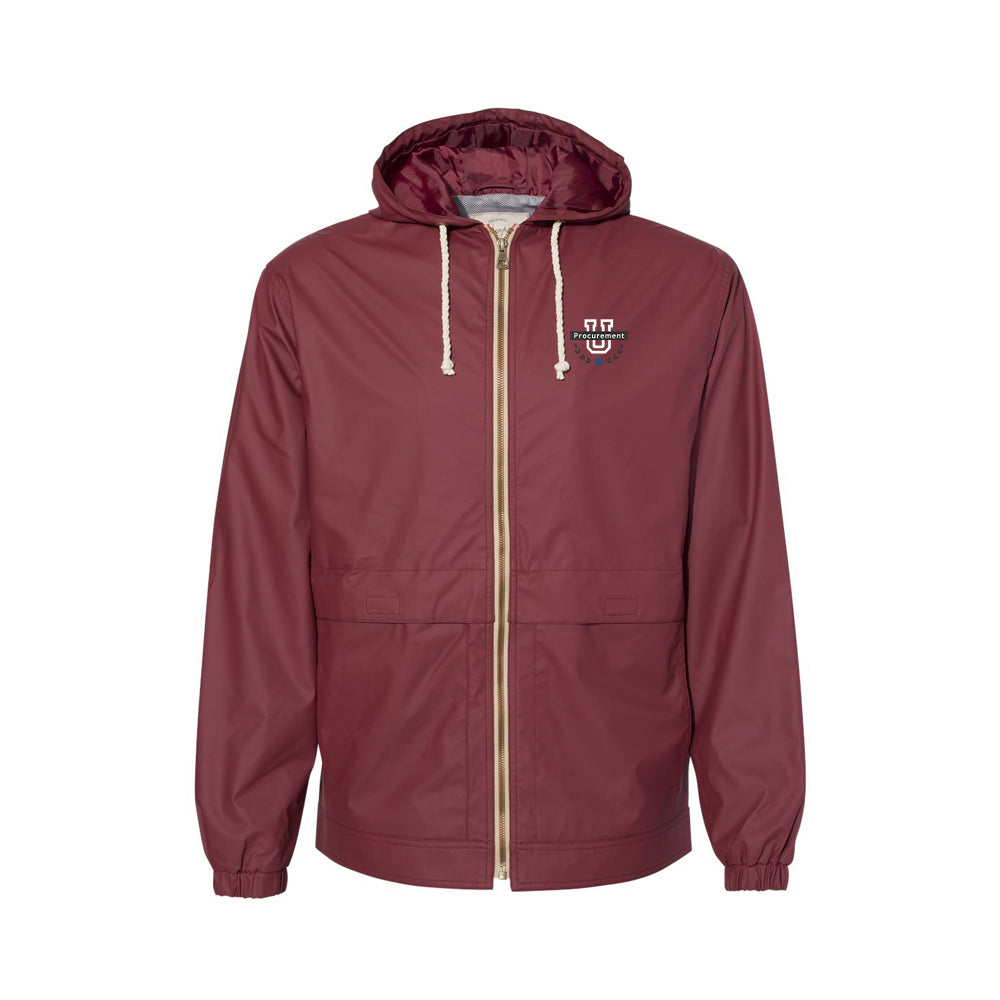 Procurement U - Vintage Hooded Rain Jacket