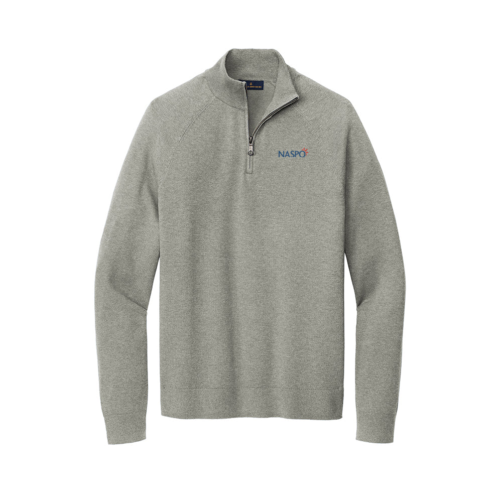 NASPO - Brooks Brothers Cotton Stretch 1/4-Zip Sweater