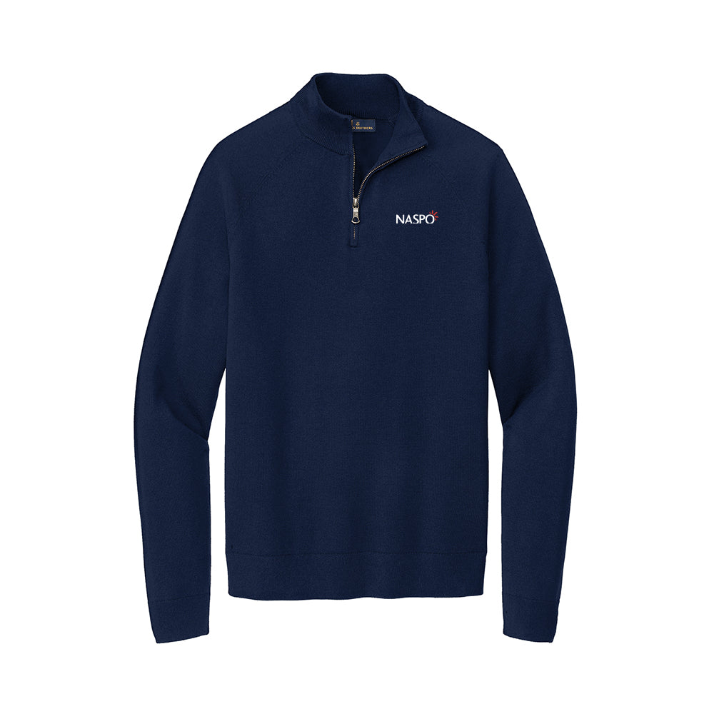 NASPO - Brooks Brothers Cotton Stretch 1/4-Zip Sweater
