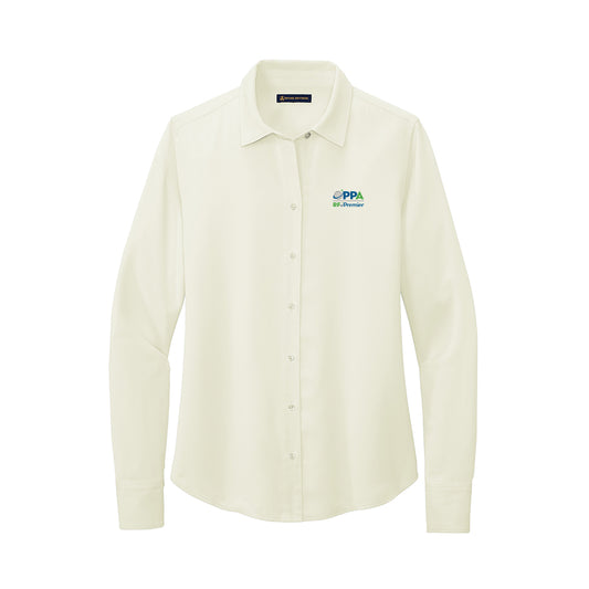 RFxP and PPA - Brooks Brothers Women's Full-Button Satin Blouse
