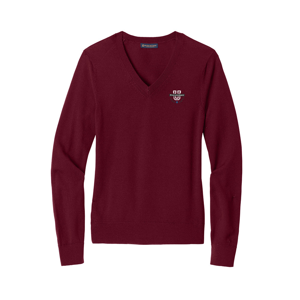 Procurement U - Brooks Brothers Women's Washable Merino V-Neck Sweater