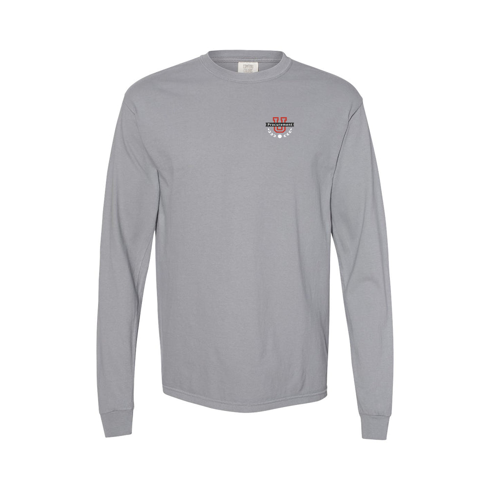 Procurement U - Comfort Colors Garment-Dyed Heavyweight Long Sleeve T-Shirt