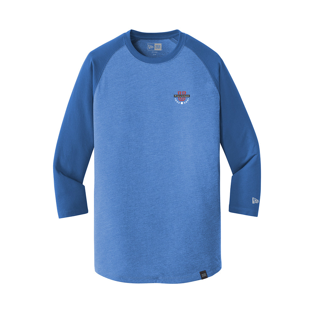 Procurement U - New Era Heritage Blend 3/4-Sleeve Baseball Raglan Tee