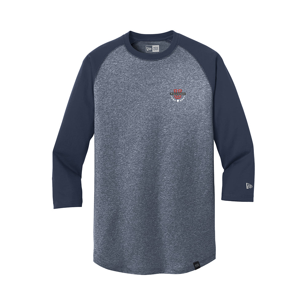Procurement U - New Era Heritage Blend 3/4-Sleeve Baseball Raglan Tee