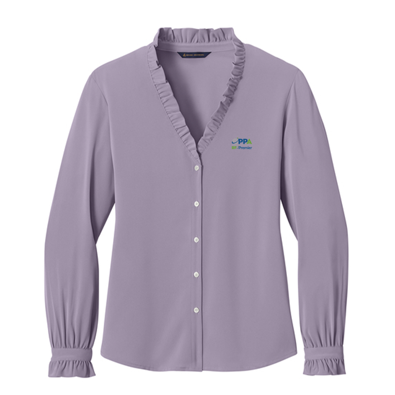 RFxP and PPA - Brooks Brothers Women's Long Sleeve Ruffle Collar Blouse
