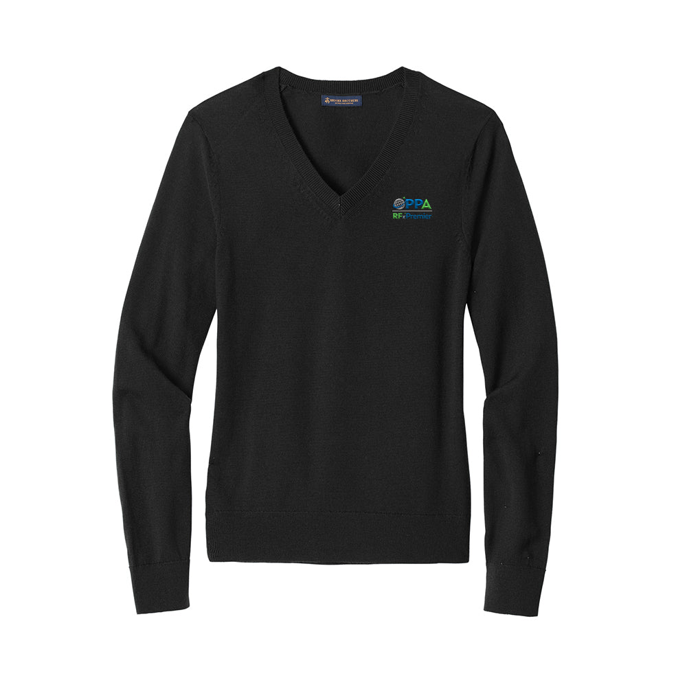 RFxP and PPA - Brooks Brothers Women's Washable Merino V-Neck Sweater