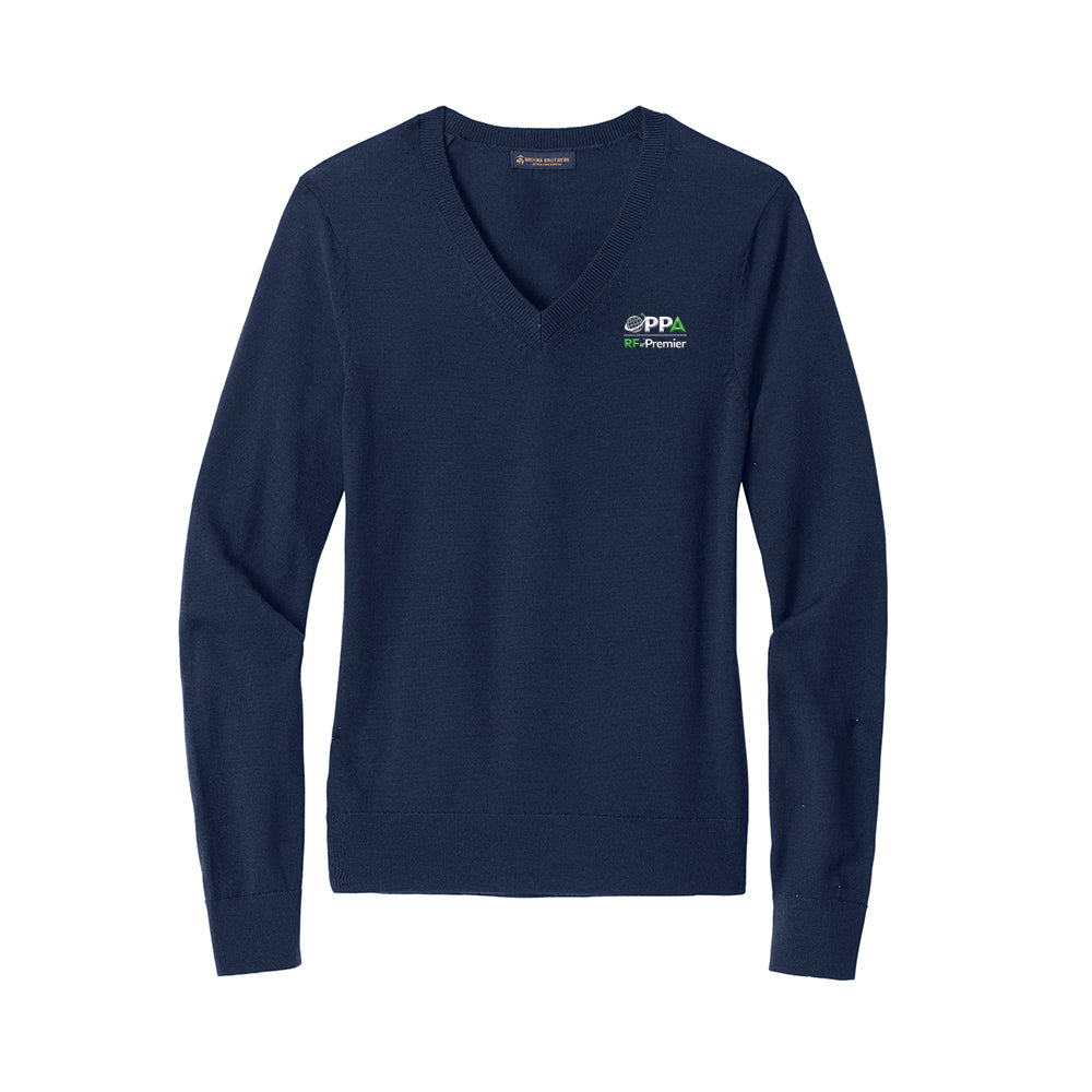 RFxP and PPA - Brooks Brothers Women's Washable Merino V-Neck Sweater
