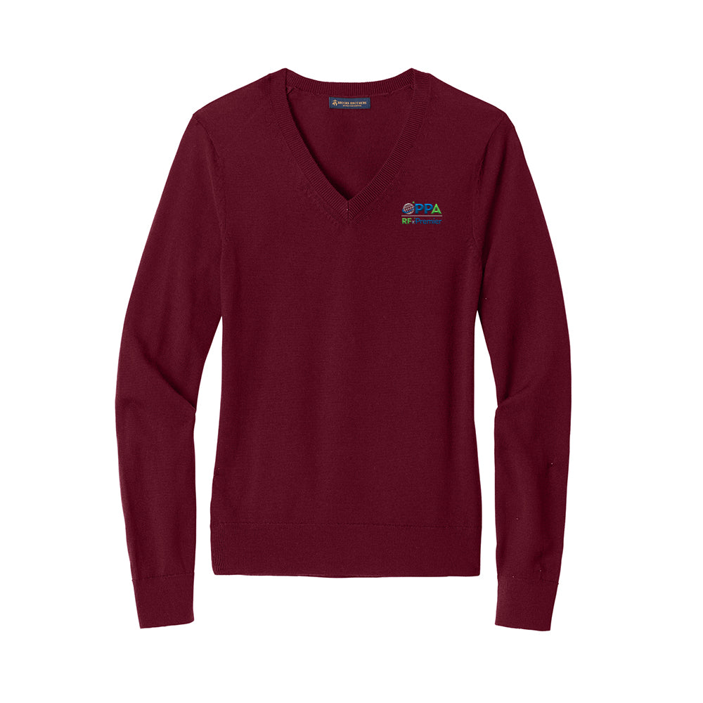 RFxP and PPA - Brooks Brothers Women's Washable Merino V-Neck Sweater
