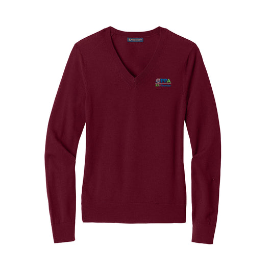 RFxP and PPA - Brooks Brothers Women's Washable Merino V-Neck Sweater