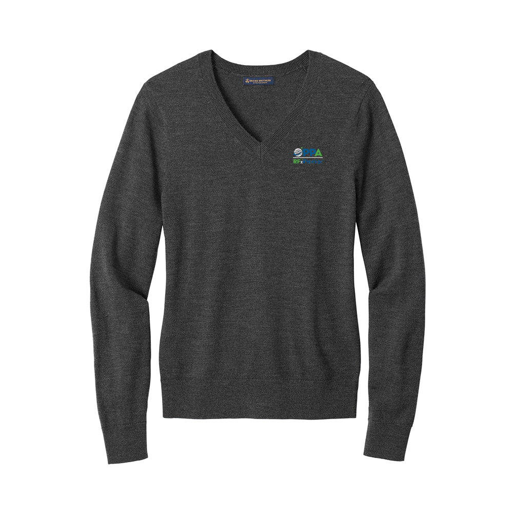 RFxP and PPA - Brooks Brothers Women's Washable Merino V-Neck Sweater
