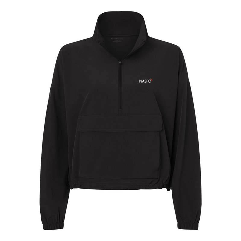 NASPO - Women's Stretch Woven Quarter-Zip Pullover