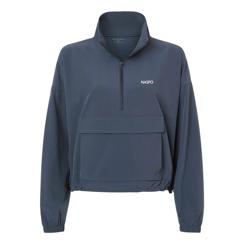 NASPO - Women's Stretch Woven Quarter-Zip Pullover