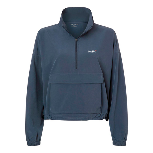 NASPO - Women's Stretch Woven Quarter-Zip Pullover