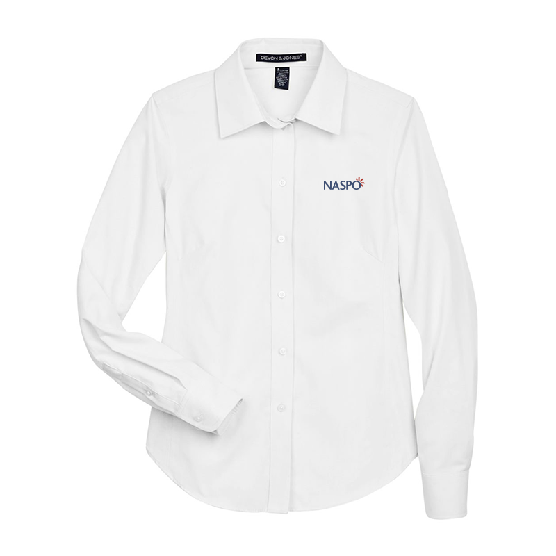 NASPO - Women's Crown Collection Oxford Woven Dress Shirt