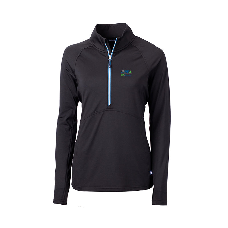 RFxP and PPA - Cutter & Buck Adapt Eco Knit Stretch Recycled Womens Half Zip Pullover