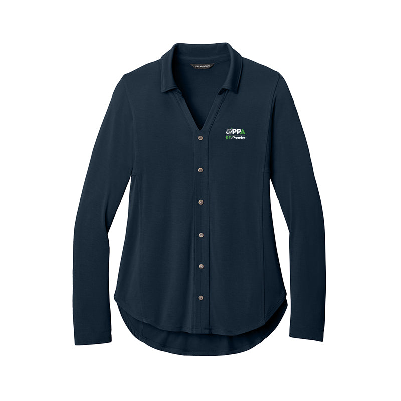 RFxP and PPA - Port Authority Women's Luxe Knit Button Tunic