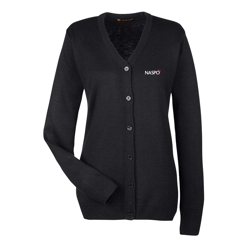 NASPO - Women's Pilbloc V-Neck Button Cardigan Sweater