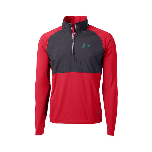 RFxP and PPA - Cutter & Buck Adapt Eco Knit Hybrid Recycled Mens Quarter Zip