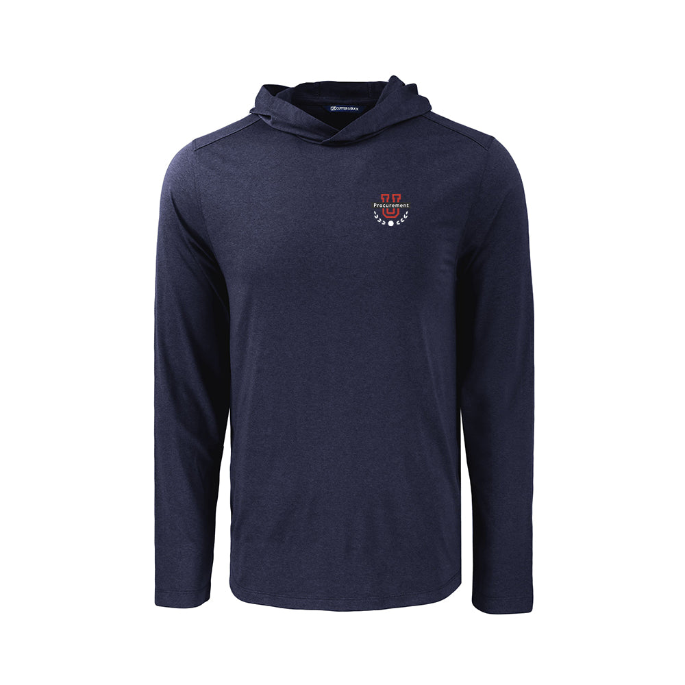 Procurement U - Cutter & Buck Coastline Epic Comfort Eco Recycled Mens Hooded Shirt