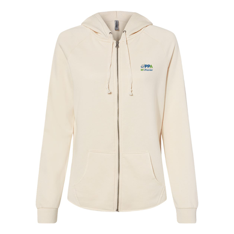RFxP and PPA - Women's California Wave Wash Full-Zip Hooded Sweatshirt