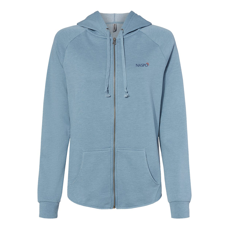 NASPO - Women's California Wave Wash Full-Zip Hooded Sweatshirt