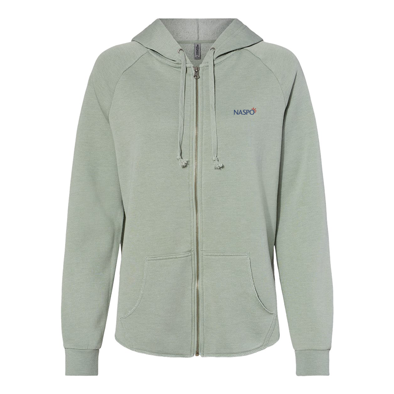 NASPO - Women's California Wave Wash Full-Zip Hooded Sweatshirt