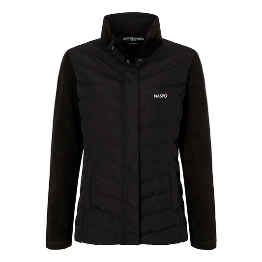NASPO - Women's Mixed Media Chevron Jacket