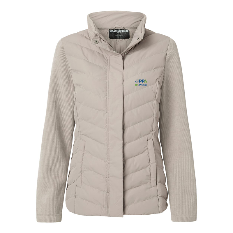 RFxP and PPA - Women's Mixed Media Chevron Jacket